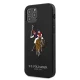 Apple iPhone 12 Pro Max 6.7\" US Polo Embroidery Collection Case Cover (USHCP12LPUGFLBK), Black