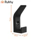 Ruhhy Wall Coat Hooks Matte Black 5 Pcs