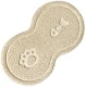 Non-slip Dog Cat Pet Bowl Mat, Beige