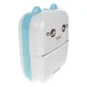 Izoxis Portable Mini Thermal Printer with 11 Rolls, Blue/White