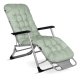 Sofotel Chillwell Folding Garden Sun Lounger with Cushion, Light Green