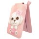 Nimmy New Big-Eye Cute Pets 2.0 Dog Magnetic Wallet with Stand Pink