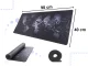 Computer Table Carpet Mat Mouse Pad with World Map - 40x90x0.4 cm