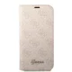 Guess iPhone 14 Pro Max Wallet Case 4G Vintage Gold Logo, Pink
