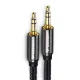 Wozinsky 3.5 mm Mini Jack AUX Audio Cable 2x Male to Male 1.5 m, Black