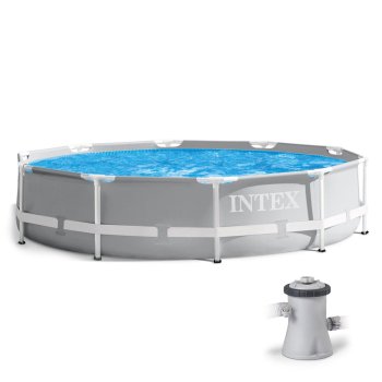Round Above Ground Frame Pool INTEX 305 cm with Filter Pump
