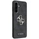 Guess Leather 4G Metal Logo Case for Samsung Galaxy A37 5G, Black