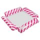 Pink Inflatable Water Hammock / Pool Float with Mesh, 100x100 cm