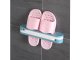 Wall-Mounted Slipper and Towel Holder, Foldable, 28-71 cm