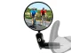 Bicycle Rearview Mirror, Handlebar Mount, Convex, 360°, Black