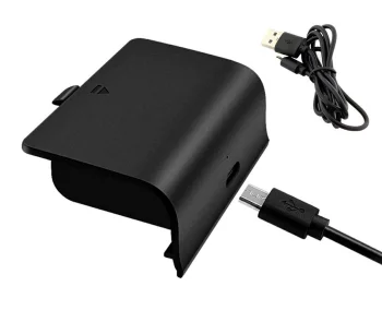 Xbox One Controller Battery Pack with USB Cable, 2400 mAh, Black