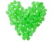 Glow in the Dark Pebbles Luminous Stones, 100 pcs Set, Green