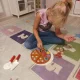 Wooden pizza with accessories, 21 cm
