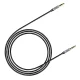 Baseus Yiven 3.5mm AUX Audio Cable, 1m, Black/Silver