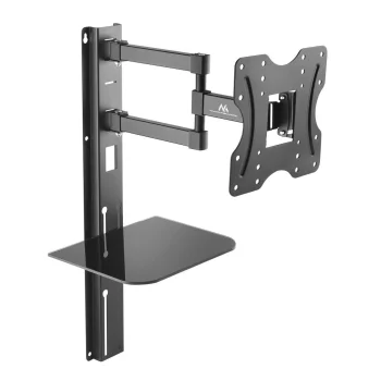 Maclean MC-771 TV Wall Mount with Shelf, 23"-42", 30kg, VESA 200x200