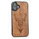 Bewood Wooden Case for iPhone 16 Plus IMBUIA DEER