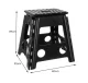 Malatec Folding Stool 39cm, Black/White