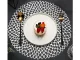 Round Openwork Table Placemat, Silver, 41 cm