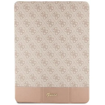 Guess iPad Pro 12.9" Wallet Case 4G Stripe Allover, Pink