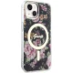 Guess iPhone 14 Case Flower MagSafe, Black