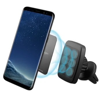 Spigen H12 Magnetic Car Air Vent Phone Holder Black