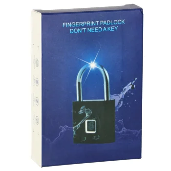 Electronic Fingerprint Padlock, IP56, USB
