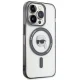 Karl Lagerfeld iPhone 15 Pro Case IML Karl`s Head MagSafe, Transparent