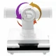 Nail Dust Collector with LED Light and Flexible Pipe, White