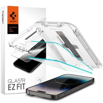 Spigen GLAS.TR EZ Fit Screen Protector for iPhone 14 Pro (2-Pack)
