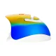 Glow F2 ZN 220W UV/LED Nail Lamp, Gold/Blue