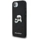 Karl Lagerfeld Fixed Glitter Case for iPhone 16e - Black
