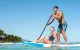 FunWater SUPFW05B Tiki 3.2m Inflatable SUP Paddleboard Set, Blue-White