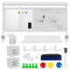 Ergo Office ER-301 W Desk Organizer / Partition, 1116mm, White