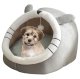 Pet Bed House for Cats and Dogs Size L, Grey