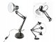 Adjustable Desk Lamp Folding Reading Night Table Lamp E27, Black