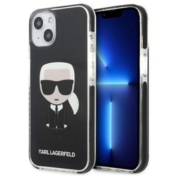 Apple iPhone 13 mini 5.4" Karl Lagerfeld Iconik Karl Case Cover (KLHCP13STPEIKK), Black