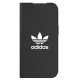 Adidas OR Booklet Case BASIC for iPhone 13 Protective Cover, Black and White