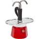Bialetti MINI EXPRESS Set Espresso Maker with 2 Cups, Red