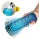 4FIZJO Motivational Tritan Sports Water Bottle 1 L, Blue