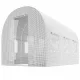 Plonos 4971-B Garden Foil Greenhouse 2 x 3.5 m (7m2), White