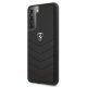 Ferrari Samsung Galaxy S21+ Case Off Track Quilted, Black