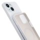 Чехол 3mk Hardy Silicone MagCase для iPhone 15, бело-серебристый