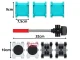 Heavy Duty Furniture Lifter and Mover Tool Set with 4 Rollers 150 kg