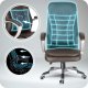 Sofotel Ergonomic Office Chair with Adjustable Recline, Swivel Desk Chair, Dark Brown