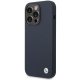 BMW Silicone Case for iPhone 14 Pro Max with MagSafe Navy Blue
