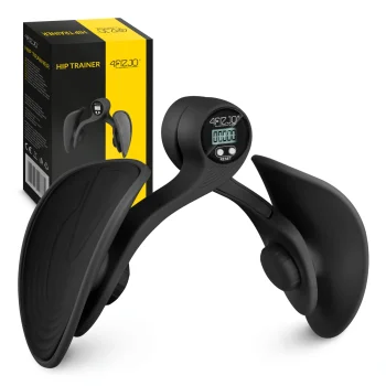 4FIZJO Pelvic Floor and Thigh Muscle Exerciser with Counter, Black
