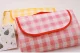 Bakalu Picnic and Beach Blanket 200x200 cm, Red Checkered