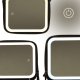 Make-up Case Bag Organaizer with LED Mirror, Balck