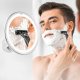 LED Cosmetic Mirror with 10x Magnification, White