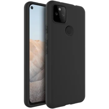 Google Pixel 5a 5G IMAK UC-3 Series Matte Shockproof TPU Protective Cover Case Shell, Black